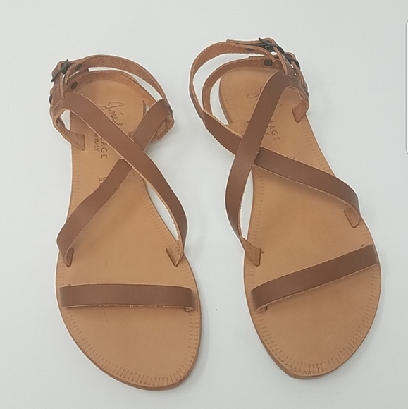 Joie Shoes - Joie A La Plage Socoa Leather Sandal Size 8.5
